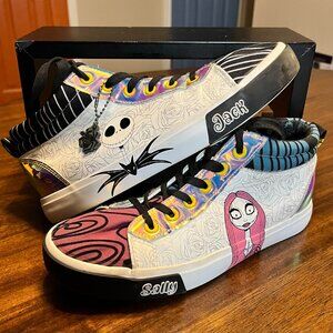 Women's The Nightmare Before Christmas Ground Up High Top Sneakers Size 7